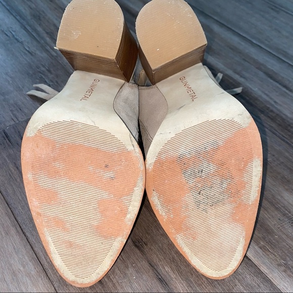 Gunmetal devyn‎ shoes booties perforated - Picture 9 of 10